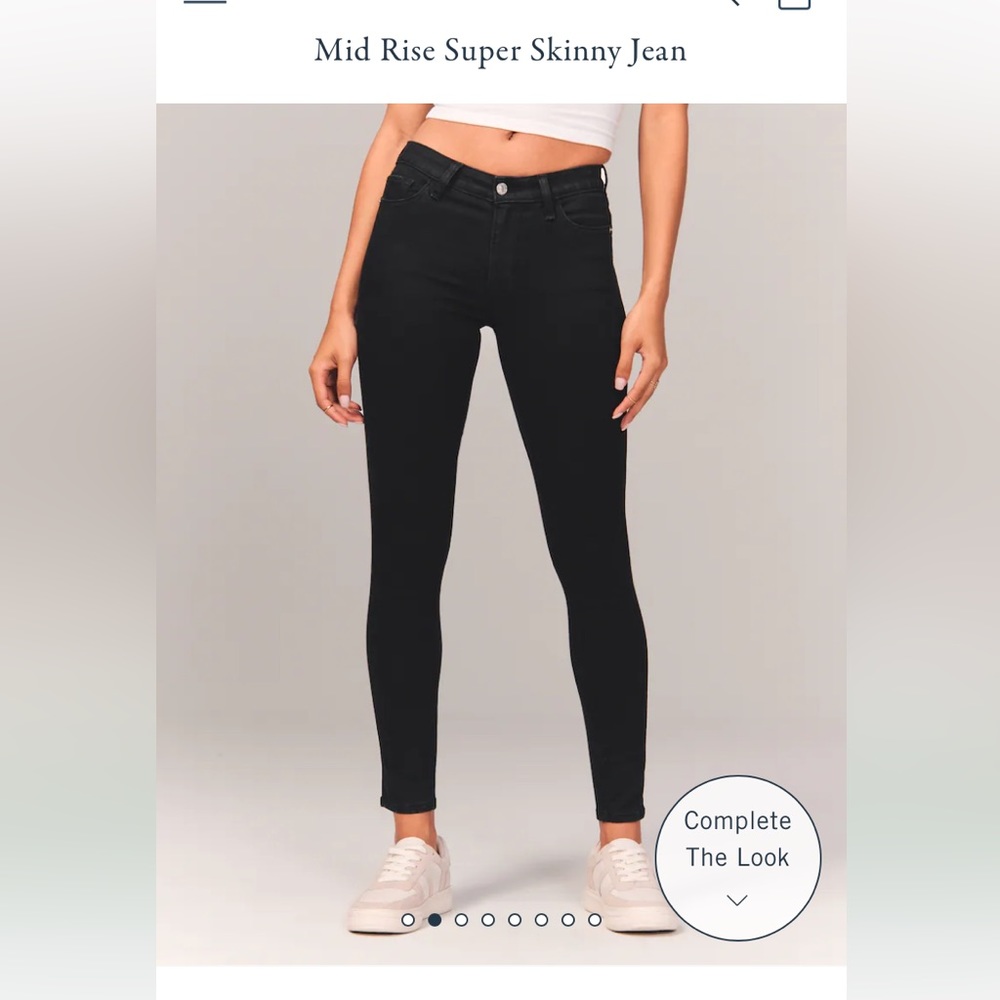 Black Abercrombie and Fitch Jeans